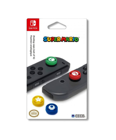 SUPER MARIO ANALOG CAPS (SET OF 4) NINTENDO SWITCH