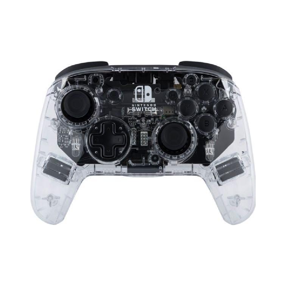 NINTENDO SWITCH PRO CONTROLLER TRANSPARENTE